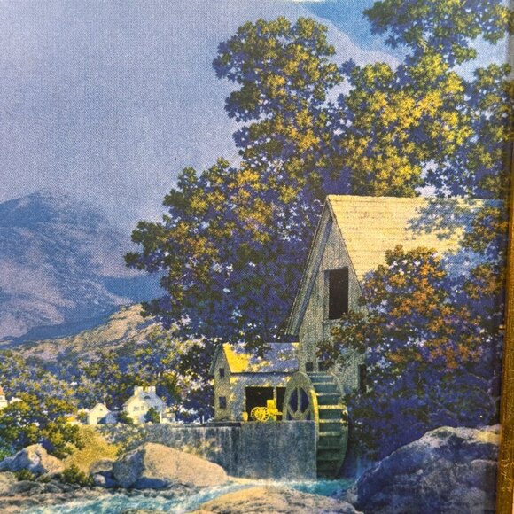 Original Maxfield Parrish Thy Rocks and Rills Old Mill Print Vintage Lithograph - Picture 2 of 16